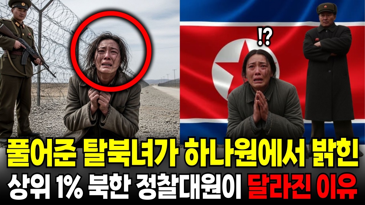 풀어준 탈북녀가 하나원에서 밝힌 북한 상위1% 정찰대원이 왜 그날 그녀를 풀어주었는지 밝혀졌다.