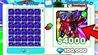 🤑I Traded All Mech Bunny Titan Godly for this ULTIMATE UNIT Offer!!🔥 Toilet Tower Defense