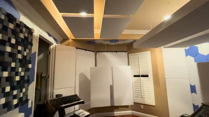 Part 1 of 3 Recording Studio Install Complete With Our 4” & 8” White & Charcoal Bass Traps!