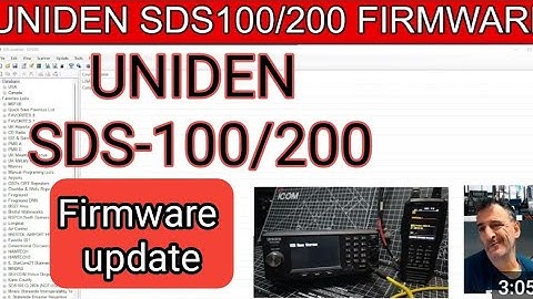 Uniden SDS100/200 NEW FIRMWARE v1.23.20