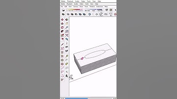 tissue box in sketchup