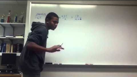 Solving with Complex Fractions (Part 1)