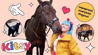 ARKLYS ar ŽIRGAS? Sužinok su raitele Kitsy 🐴 Edukacinė laida vaikams ir tėvams