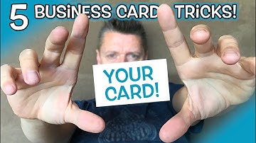 5 Ways to Give out your Business Card LIKE A BADASS!