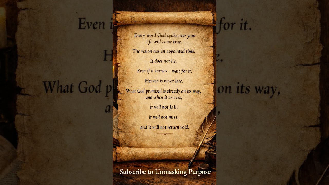 Every Word God Spoke Over You Will Come True