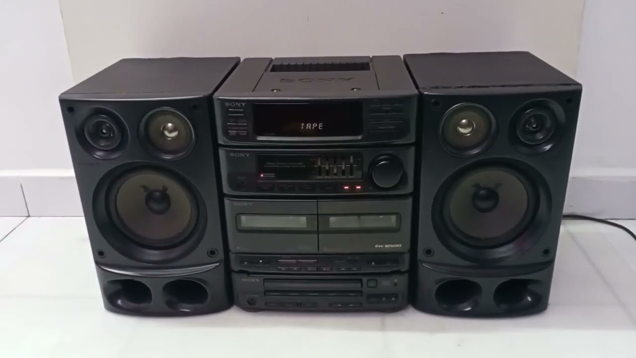 Sony Mini Hifi System FH-B500 - YouTube