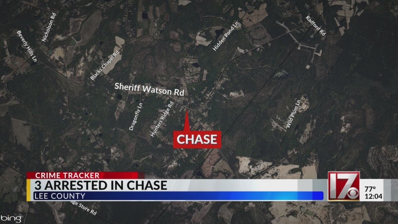 3 arrested after Lee County car chase, drugs seized - YouTube