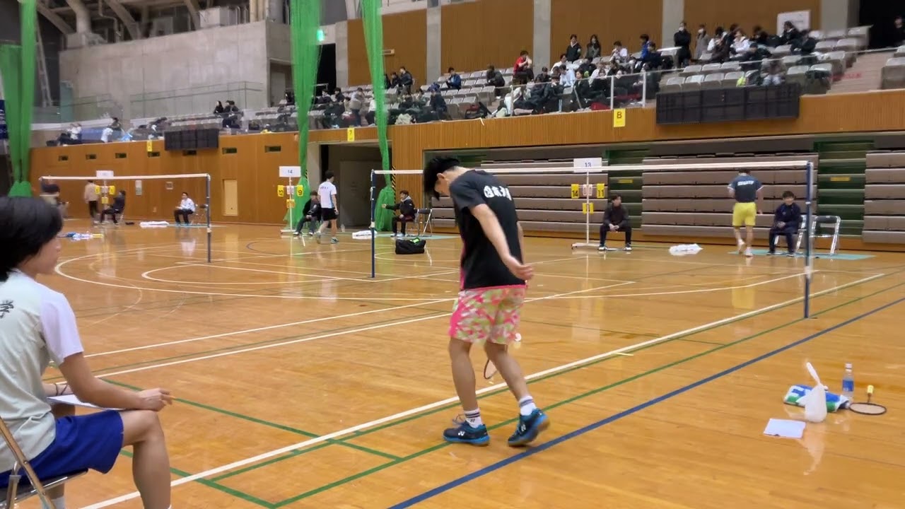 竹澤陽生(日本体育大学)vs富樫柚月(日本大学) 【2023年度関東学生