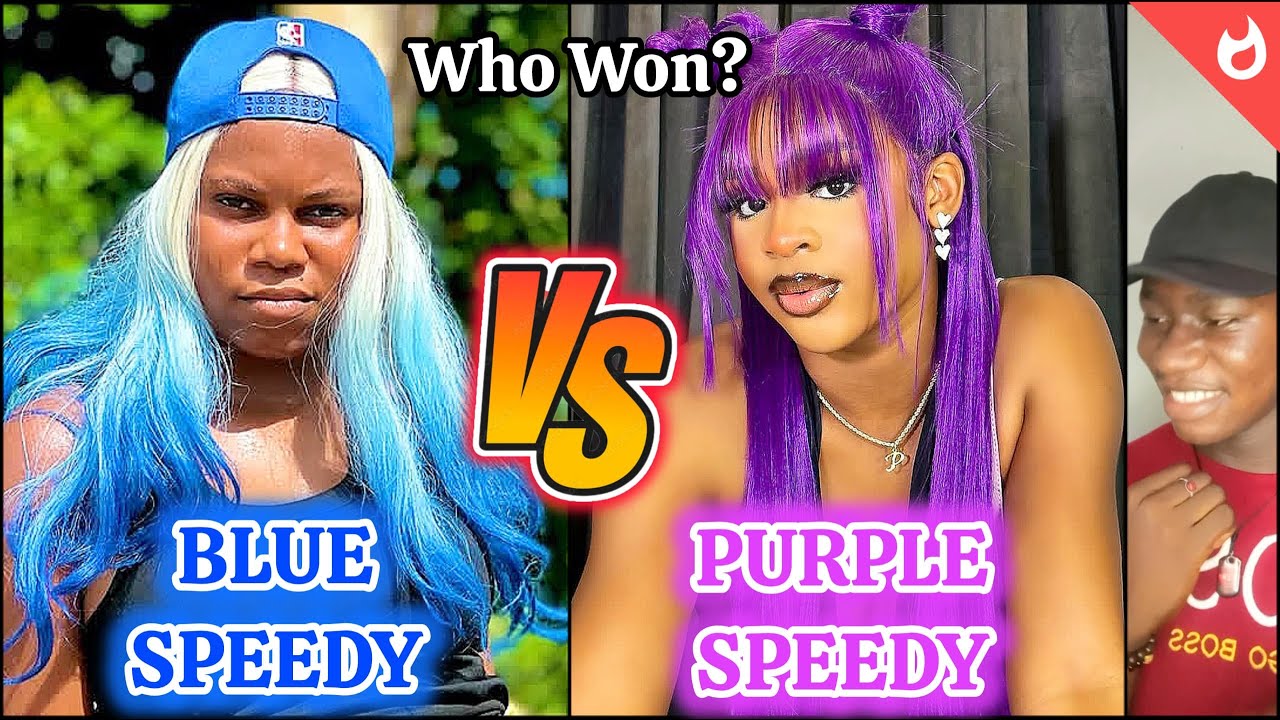 Новая танцевальная битва 🔥 ~ Blue Speedy 💙 против Purple Speedy 💜 | Танцевальный челлендж в TikTo...