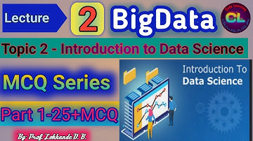 Introduction to Data science MCQ Part-1|Big Data MCQ |Big Data MCQ Series |Code Learning