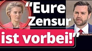 Paris Beben: JD Vance lässt es richtig knallen vor EU Leuten!