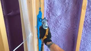 Game Changer! Air sealing with spray-on caulking