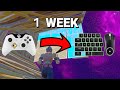 1 Week Progression Controller to Keyboard and Mouse - Fortnite Battle Royale