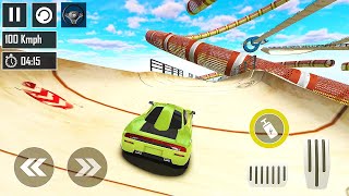 Mega Ramp Car Racing Ramp Stunt Car Games - Impossible Extreme GT Stunt Race - Android GamePlay #3 screenshot 3
