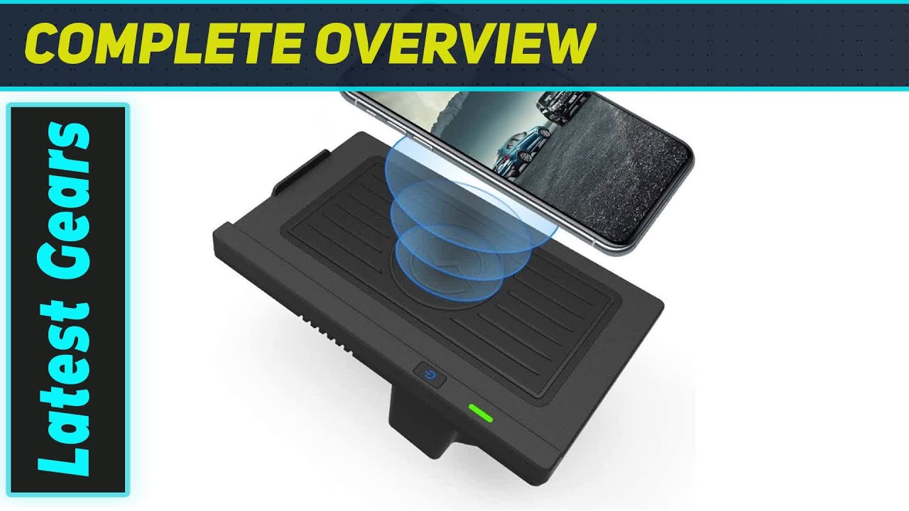 Chargeur sans Fil Voiture pour BMW X5/X6 2014-2018 Console Centrale Accessoire, Support de Téléphone à Charge Rapide pour BMW X5 F15/X6 F16 2014-2018, Cadeau pour BMW Propriétaires