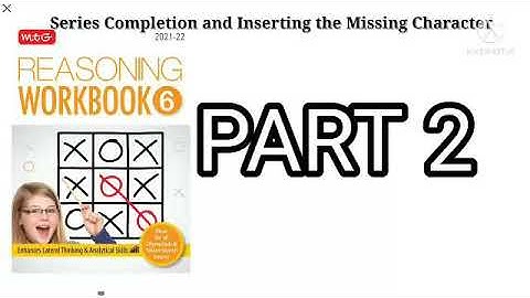 Class 6 Reasoning Ch 1 Series Completion and Inserting the Missing Character