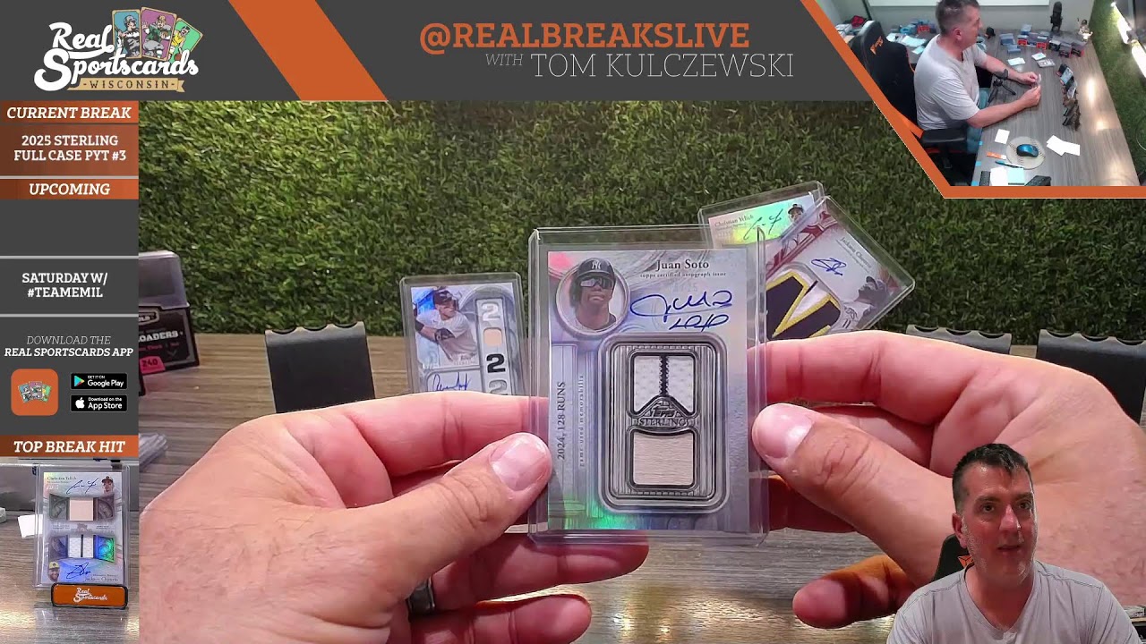 2025 Topps Sterling Baseball #3 Full Case Pick Your Team (6/7/25)