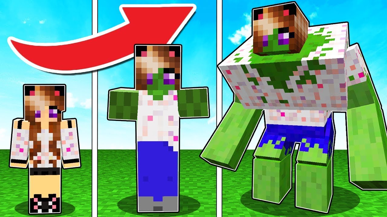 ANNA si è TRASFORMATA in ZOMBIE su MINECRAFT! - YouTube