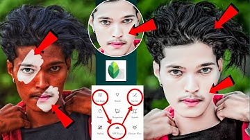 Oil Paint Face Smooth Photo Editing || Snepseed Face Smooth Editing | Face Smooth photo Editing 2023