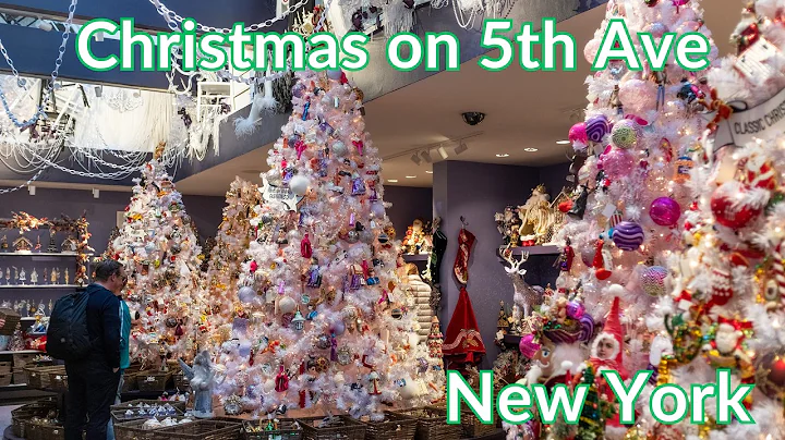 NYC  Christmas Walk on 5th Avenue Most Expensive Christmas Shop at Bergdorf Goodman | Nov 2025 [4K]