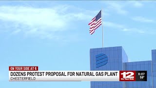 Dozens protest Chesterfield proposal for natural gas plant
