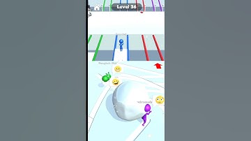 snow race! gameplay walkthrough Android iOS game nub game #36 #youtubeshorts #fun #fungame