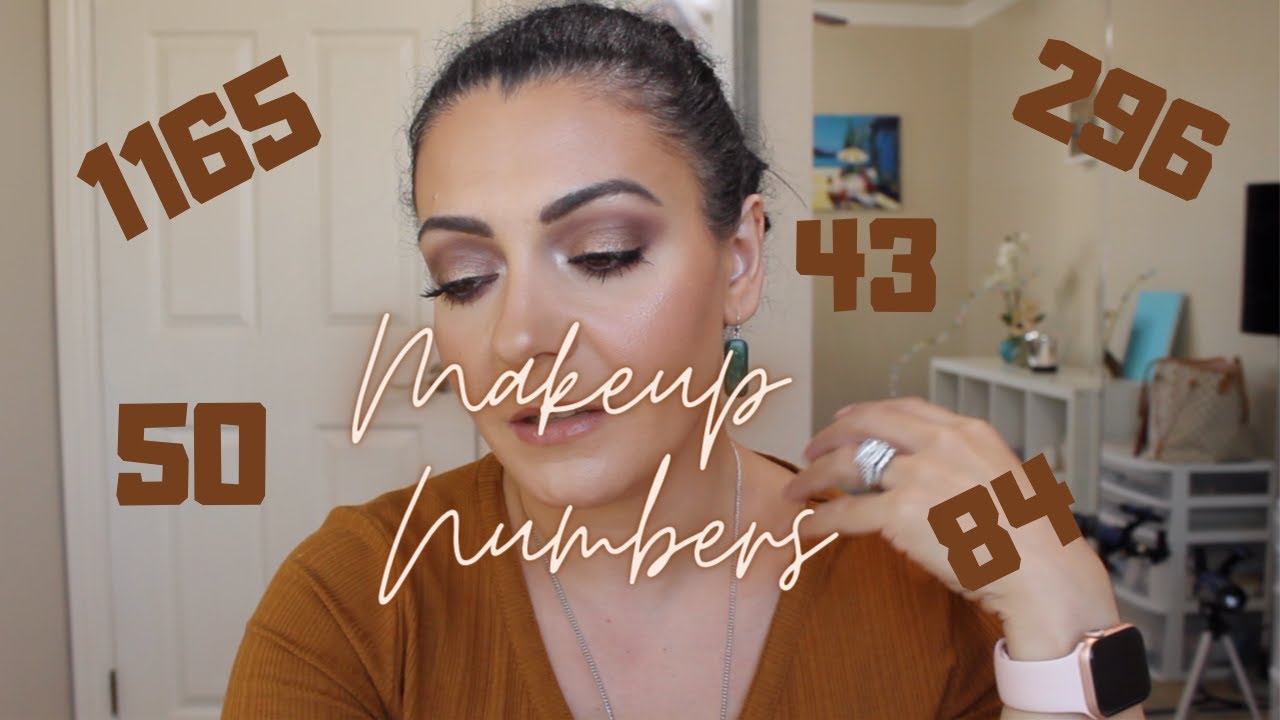 MAKEUP INVENTORY | All of My Numbers 30SEPT2020 - YouTube