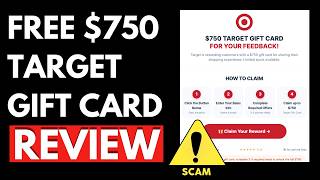 Free $750 Target Gift Card or Scam VerifiedProgram.com Review