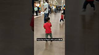 enjoying at Papa's office party🎂#cutebaby #trendingshorts#ytshorts #viralvideo