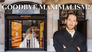 O que está acontecendo na Balmain? A verdade por trás do novo diretor criativo.