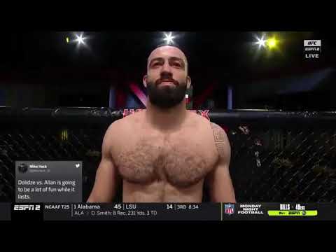 UFC | რომან დოლიძე VS ჯონ ალანი (სრული ბრძოლა)