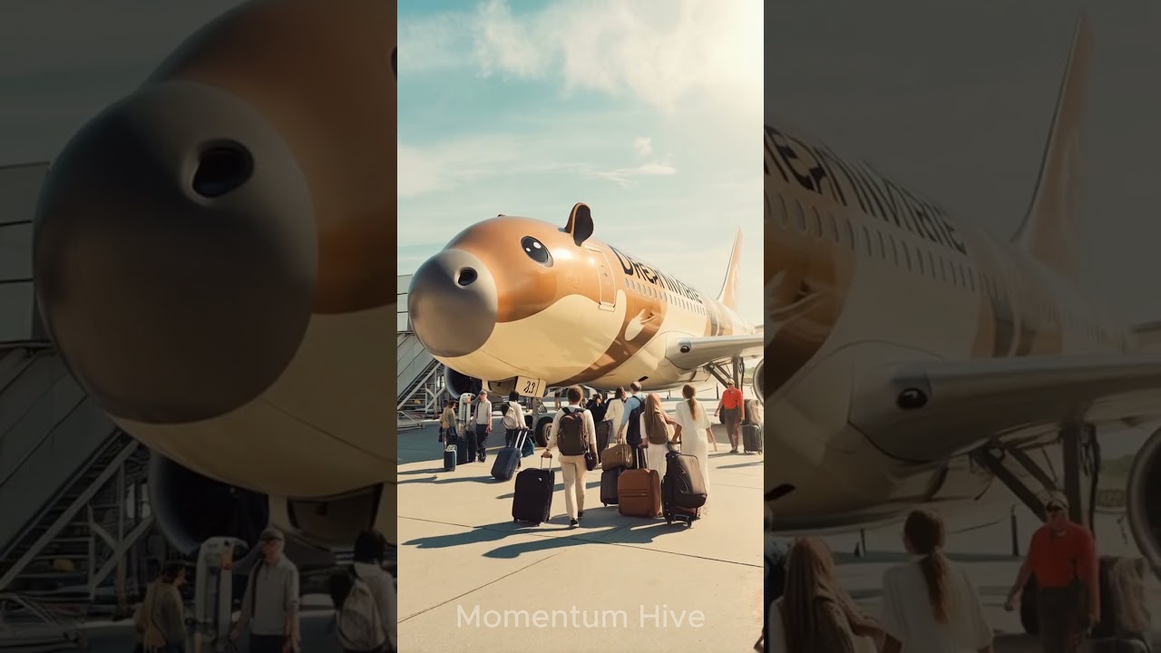 Discover Capybara Airlines ✈️💙 – Your Dream Flight!