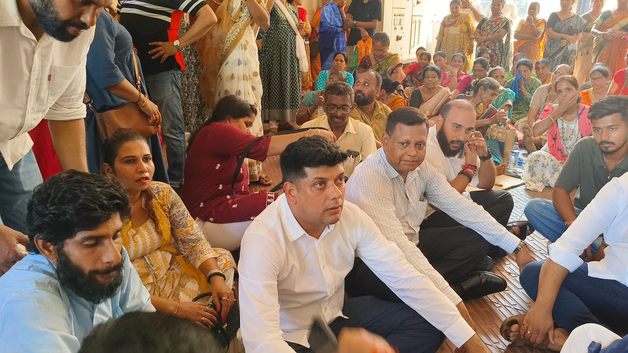PROTESTOR AT MARGAO POLICE STATION