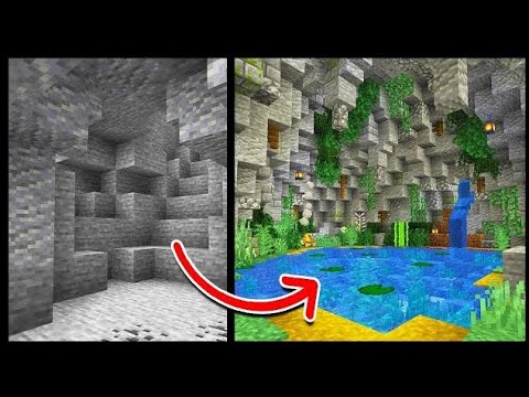 I found a crazy huge cave in Minecraft Mobile. - YouTube