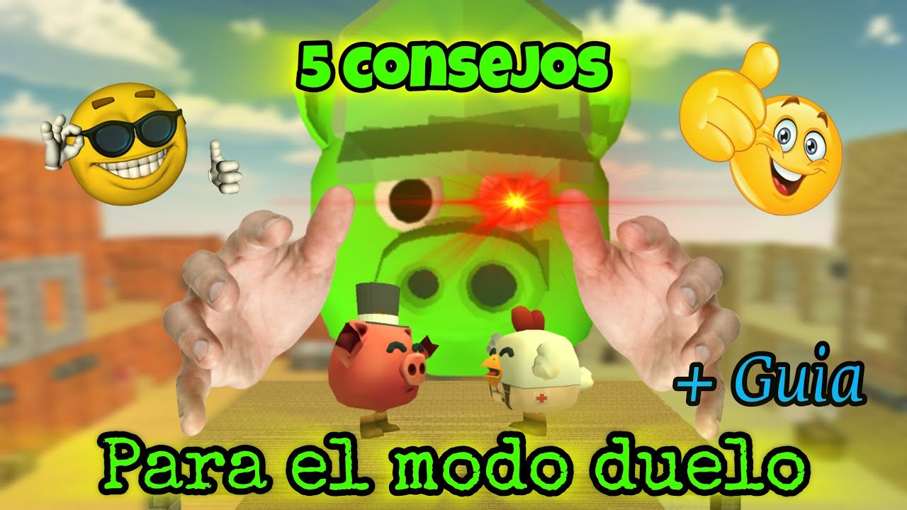🔥5 consejos UTILES pare el modo duelo🔥🔫🐷 - Chicken gun - 