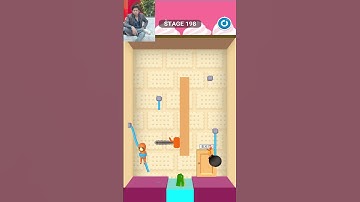 🆘😜🕰️ Rescue Cut! Level 198:💨 Wait for End ⏳🎃🔓 #shorts #games 🍳#rescuecut #viral #gaming #shortvideo🤑