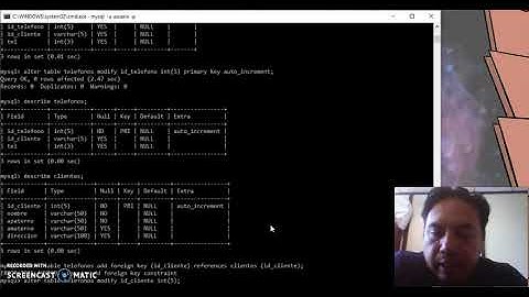 SQL - Borrar y modificar tablas