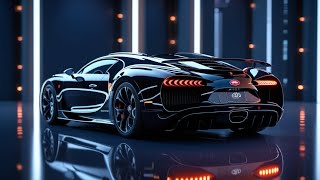 🏍 Bugatti Chiron Super Sport 300+ Black Diamond | 8K Cinematic Showcase | Luxury Hypercar in Motion🚨 Bugatti Chiron Front Grill