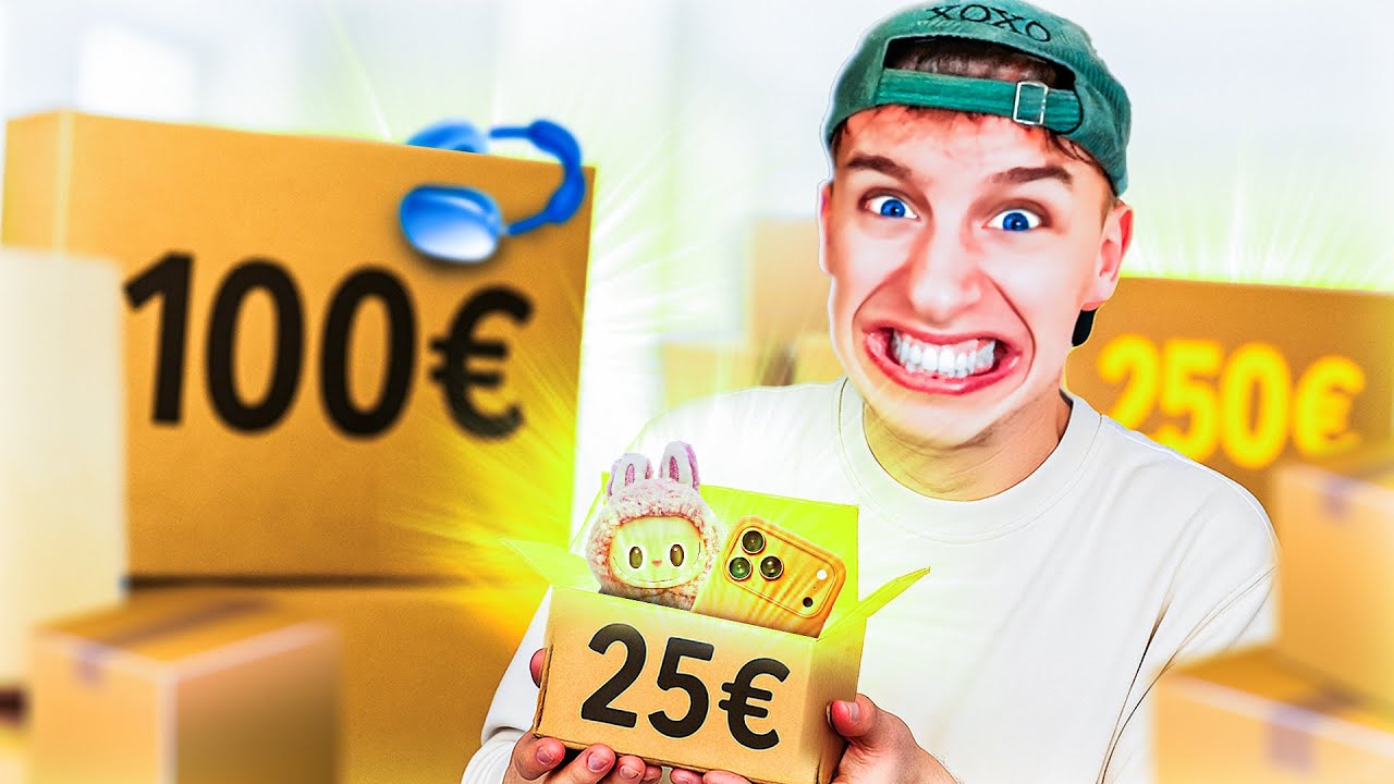 Ich teste VIRALE MYSTERY BOXEN für 25€, 50€, 100€ und 250€