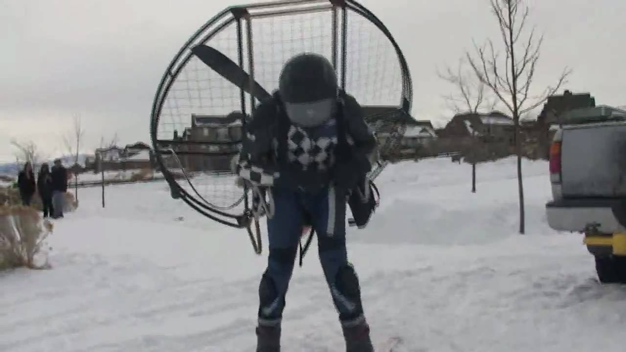 INSANE PILOT!!! World Record Paramotor Wing Tip Drag!! Flat Top Powered