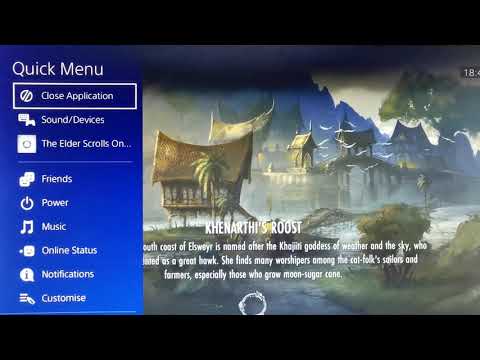 Elder Scrolls Online - Greymoor - LOADING SCREEN FREEZE FIX? (PS4)