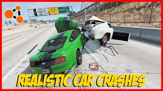 Realistic Car Crashes High Speed Traffic Crash Beamng Drive