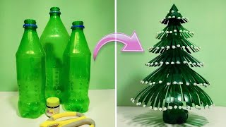 प्लास्टिक बोतल से बनायें क्रिस्मस ट्री बहुत आसनी से /DIY BEAUTIFUL PLASTIC BOTTLE CHRISTMAS TREE