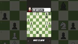Find mate in 2 | White to move #chess #checkmate #chessgame #chessvariants #chessproblem #puzzle
