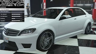 GTA 5 - Past DLC Vehicle Customization - Benefactor Schafter V12 (Mercedes CL65/E63 AMG)