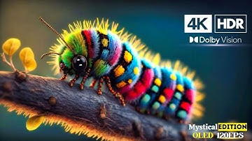 Mystical Insects 4K HDR  Dolby Vision™ | OLED Demo 60FPS