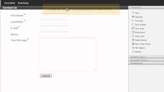 NextGen Web Hosting Tutorials: Creating forms within a page in RVSiteBuilder 5