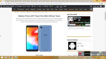 Walton Primo GF7 Flash File Hang On Logo Dead Fixed ROM
