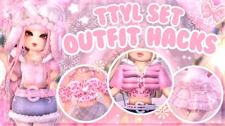 5 Outfit Hacks using the NEW TTYL SET ❄✨ | Royale High