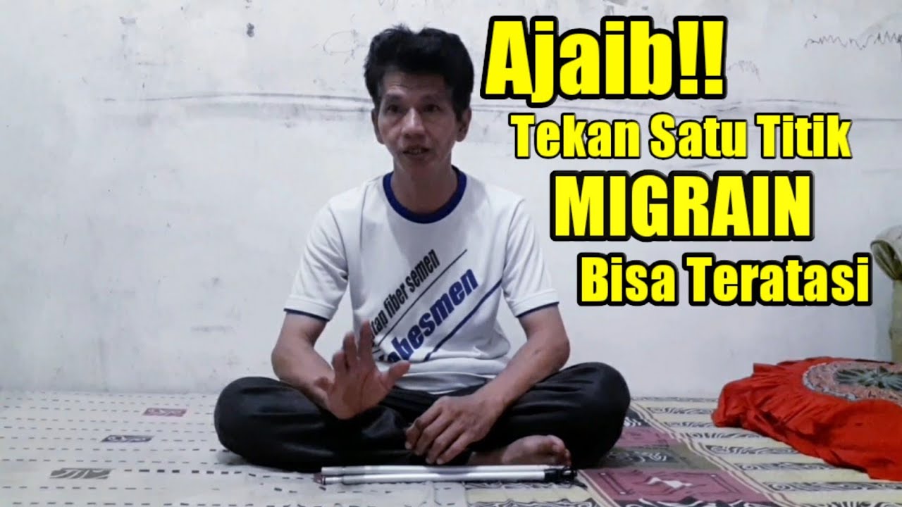 Cara mengatasi sakit kepala sebelah atau migrain | Pijat refleksi